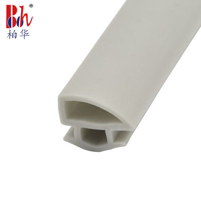 Striscia di gomma del PVC dei 200 tester/rotolo per la porta del guardaroba grigio chiaro