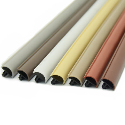 Tipo di slot Anti Collisione Forma D Sigillo di porta in legno Striscia di quercia grigio Colore 12*5mm