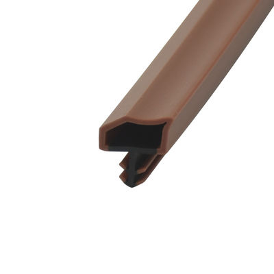 Il TPE Co-ha espulso guarnizione che di gomma della porta di legno le strisce applica guarnizione di tenuta al colore di legno del tek