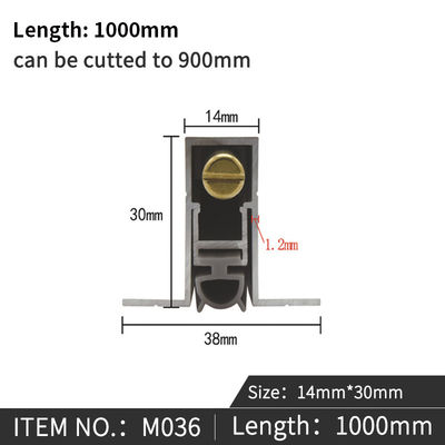 Le guarnizioni acustiche Automaticlly del fondo della porta cadono 14*30-38mm applicante guarnizione di tenuta antipolvere giù celato