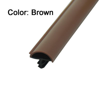Appartamento impermeabile a polvere sigillo di porta in legno striscia marrone colore 12 * 5 mm
