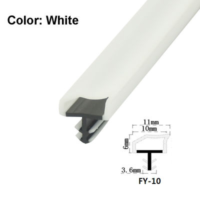 TPE Co Strisce di tenuta per porte in legno estruso Porta insonorizzata 10 * 6mm