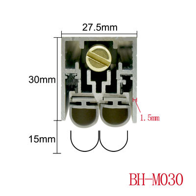 Sigillazione automatica del fondo della porta in alluminio con regolazione del ritiro Lunghezza 915 mm