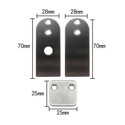 Sigilli di fondo automatici di porta durevoli 20*37mm Strisce climatiche in alluminio
