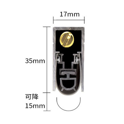 Colore argento 1.5 cm porta automatica sigilli di fondo duratura
