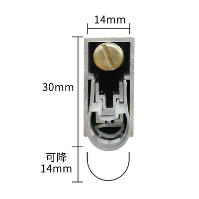 Anodizzato finitura sigilli di fondo della porta automatica con regolazione di ritratto