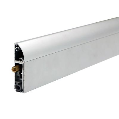 Anodizzato di alluminio sigilli di porta automatica di fondo 1,5 cm di altezza