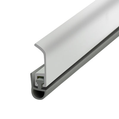 Aluminio con strisce di gomma di PVC porta del garage striscia di sigillo inferiore - MOQ 1000pcs