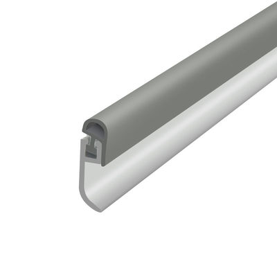 Aluminio con strisce di gomma di PVC porta del garage striscia di sigillo inferiore - MOQ 1000pcs