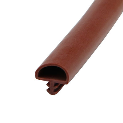 La striscia di legno del sigillo alla porta di alta qualità Co-ha espulso D modellare il nastro di tenuta di gomma antiurto del PVC per la porta di legno
