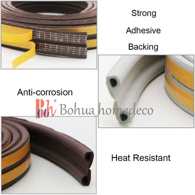 la forma di gomma delle guarnizioni P di 9x5.5mm EPDM applica guarnizione di tenuta a per la porta e la finestra
