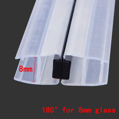 Guarnizioni impermeabili del PVC della buona di resilienza della doccia banda magnetica della porta per il vetro di 8mm