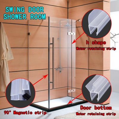 striscia del sigillo alla porta della doccia del bagno di 10mm