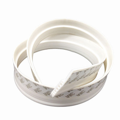 Guarnizione autoadesiva della porta a lamelle del tempo del silicone con 3M Glue Tape White 45mm