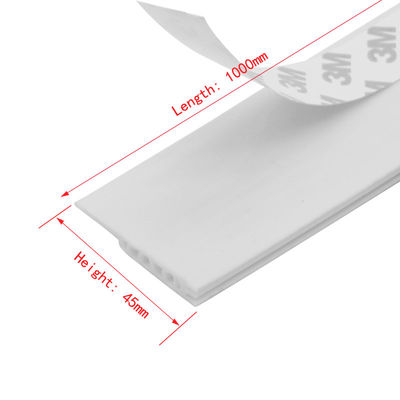 Guarnizione autoadesiva della porta a lamelle del tempo del silicone con 3M Glue Tape White 45mm