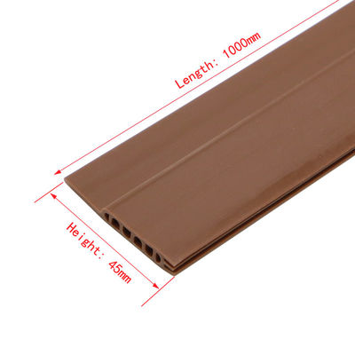 Striscia autoadesiva della guarnizione del silicone di fettuccia di vigogna del silicone di Brown per Windows