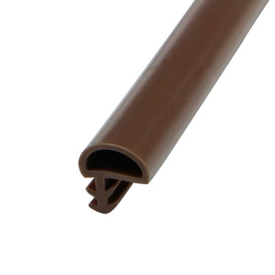 La D modella il tipo laterale 9x5mm della scanalatura di Stipping del tempo della porta a lamelle della guarnizione del PVC