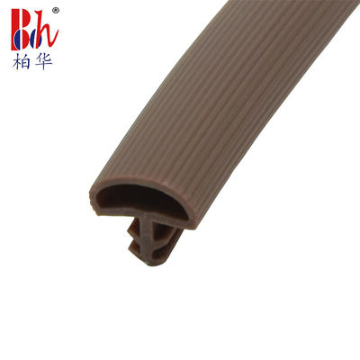 Fettuccia di vigogna di gomma di forma del PVC D della striscia di legno non tossica del sigillo alla porta