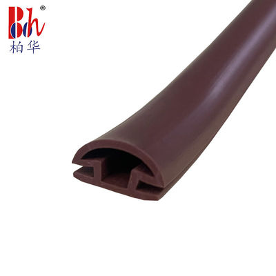 Striscia di gomma 14*6mm del PVC della striscia del sigillo alla porta del guardaroba di assorbimento di scossa