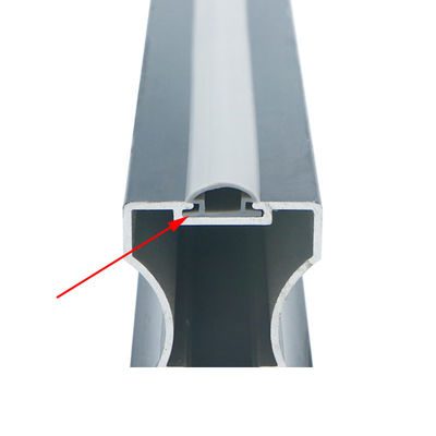 Striscia di gomma 14*6mm del PVC della striscia del sigillo alla porta del guardaroba di assorbimento di scossa