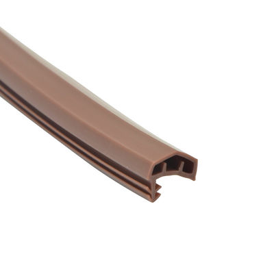 striscia di legno antiurto P1809 del sigillo alla porta della striscia di gomma del PVC di 12*6mm