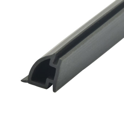 TPE della striscia di gomma del PVC di 12.5*10mm antiurto per colore del nero del portello scorrevole