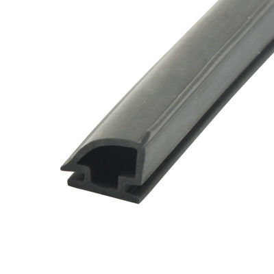 TPE della striscia di gomma del PVC di 12.5*10mm antiurto per colore del nero del portello scorrevole