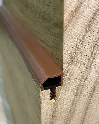 Lo speciale ha modellato il colore 10*6mm di Brown del nastro di tenuta di Weatherstripings della coestrusione